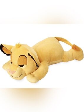Disney Cuddleez Simba Plush – Large Lion King Sleeping Stuffed Animal – NWT